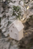 Phụ kiện treo gốm sứ mini Luxury Winter - Ngôi nhà nhỏ