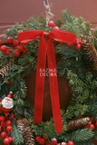 .Vòng nguyệt quế 35cm Twin Santas
