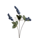 Cành quả việt quất Blueberry 65cm | Phụ kiện Noel