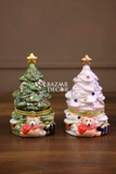 ,Hũ nến thơm cây thông gốm sứ mini 7x11cm