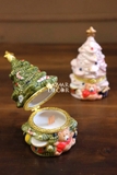,Hũ nến thơm cây thông gốm sứ mini 7x11cm