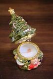 ,Hũ nến thơm cây thông gốm sứ mini 7x11cm