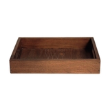 Khay gỗ thông rustic 20x30x5 có tay cầm