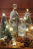 Khay hang đá mini Ngôi Sao Bethlehem Grey Silver | Tặng kèm dây đèn