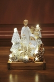 Khay hang đá mini Ngôi Sao Bethlehem White Gold | Tặng kèm dây đèn