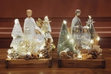 Khay hang đá mini Ngôi Sao Bethlehem Grey Silver | Tặng kèm dây đèn