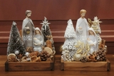Khay hang đá mini Ngôi Sao Bethlehem Grey Silver | Tặng kèm dây đèn