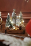 Khay hang đá mini Ngôi Sao Bethlehem Grey Silver | Tặng kèm dây đèn