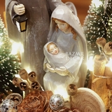 Khay hang đá mini Ngôi Sao Bethlehem Grey Silver | Tặng kèm dây đèn