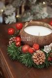 .Quà tặng Giáng Sinh Special nến gáo dừa đậu nành