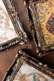 Khung composite chữ nhật viền cổ điển đen 19.5x24cm (12.5x17.5cm)