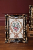 Khung composite chữ nhật viền cổ điển đen 19.5x24cm (12.5x17.5cm)