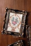 Khung composite chữ nhật viền cổ điển đen 19.5x24cm (12.5x17.5cm)