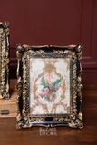 Khung composite chữ nhật viền cổ điển đen 19.5x24cm (12.5x17.5cm)