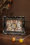 Khung composite chữ nhật viền cổ điển đen 19.5x24cm (12.5x17.5cm)