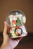 Mô hình hộp nhạc - Quả cầu tuyết 10x14.5cm