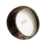 Nến thơm gáo dừa - sáp đậu nành hương  quế | Cinnamon spice Coconut Soy Candle