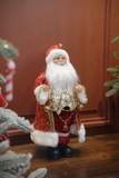 Ông già Noel Royal 60cm - Áo choàng đỏ vàng kim sa