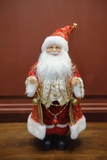 Ông già Noel Royal 60cm - Áo choàng đỏ vàng kim sa