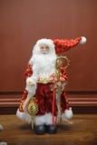 Ông già Noel Royal 60cm - Áo choàng đỏ kim sa