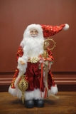 Ông già Noel Royal 60cm - Áo choàng đỏ kim sa