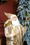 Ông già Noel áo choàng Gold Bling Bling 90cm 120cm