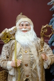 Ông già Noel áo choàng Gold Bling Bling 90cm 120cm