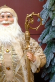 Ông già Noel áo choàng Gold Bling Bling 90cm 120cm