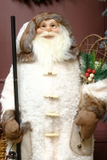Ông già Noel áo choàng lông tuyết Bắc Âu 90cm 120cm