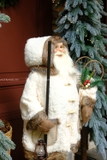 Ông già Noel áo choàng lông tuyết Bắc Âu 90cm 120cm