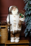 Ông già Noel áo choàng lông tuyết Bắc Âu 90cm 120cm