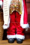 Ông già Noel áo choàng nhung đỏ 90cm 120cm