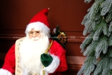 Ông già Noel áo choàng nhung đỏ 90cm 120cm