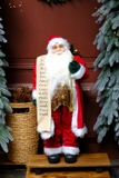 Ông già Noel áo choàng nhung đỏ 90cm 120cm