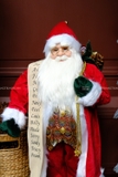 Ông già Noel áo choàng nhung đỏ 90cm 120cm