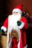 Ông già Noel áo choàng nhung đỏ 90cm 120cm