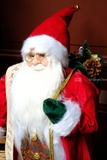 Ông già Noel áo choàng nhung đỏ 90cm 120cm