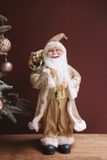Ông già Noel 60cm -  Áo choàng vàng đồng họa tiết