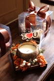 Set quà tặng Khay nến thơm gáo dừa | Summer Garden
