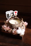 Set quà tặng Khay nến thơm gáo dừa | The Lover