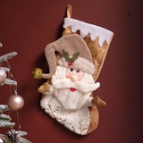 Vớ Giáng Sinh ông già Noel bằng bông 45cm