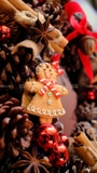Vòng nguyệt quế 30cm Rustic Gingerbread