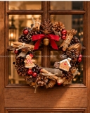 Vòng nguyệt quế 30cm Rustic Gingerbread