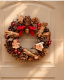 Vòng nguyệt quế 30cm Rustic Gingerbread