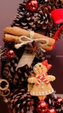 Vòng nguyệt quế 30cm Rustic Gingerbread