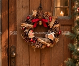 Vòng nguyệt quế 30cm Rustic Gingerbread