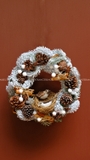 Vòng nguyệt quế 30cm Snowy Woodland