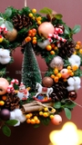 Vòng nguyệt quế 40cm Merry Little Noel