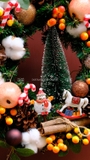 Vòng nguyệt quế 40cm Merry Little Noel
