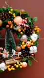Vòng nguyệt quế 40cm Merry Little Noel